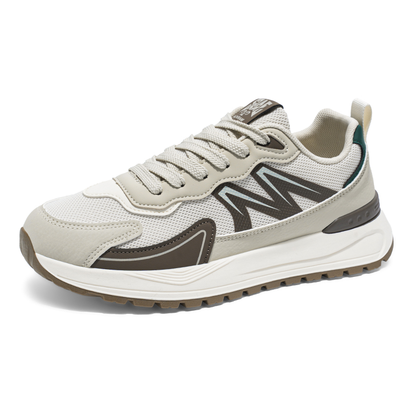 Детские повседневные кроссовки унисекс Wooden Rabbit, бежевый/коричневый 
Детские повседневные кроссовки унисекс Wooden Rabbit, бежевый/коричневый