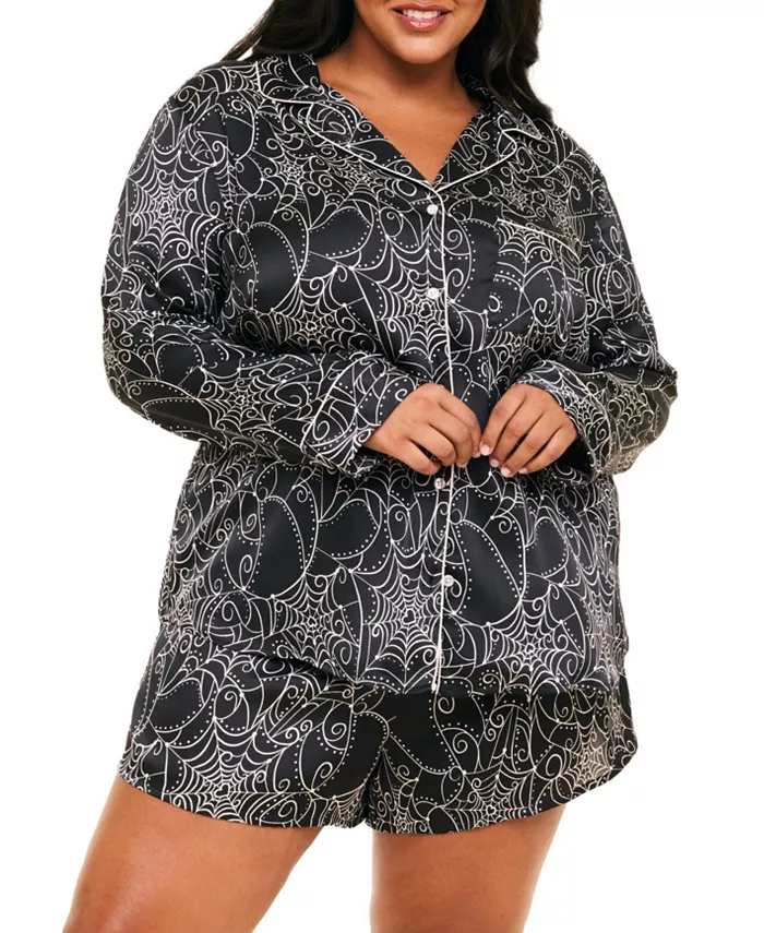 Пижамный комплект Sammi больших размеров Adore Me, черный
Пижамный комплект Sammi больших размеров Adore Me, черный