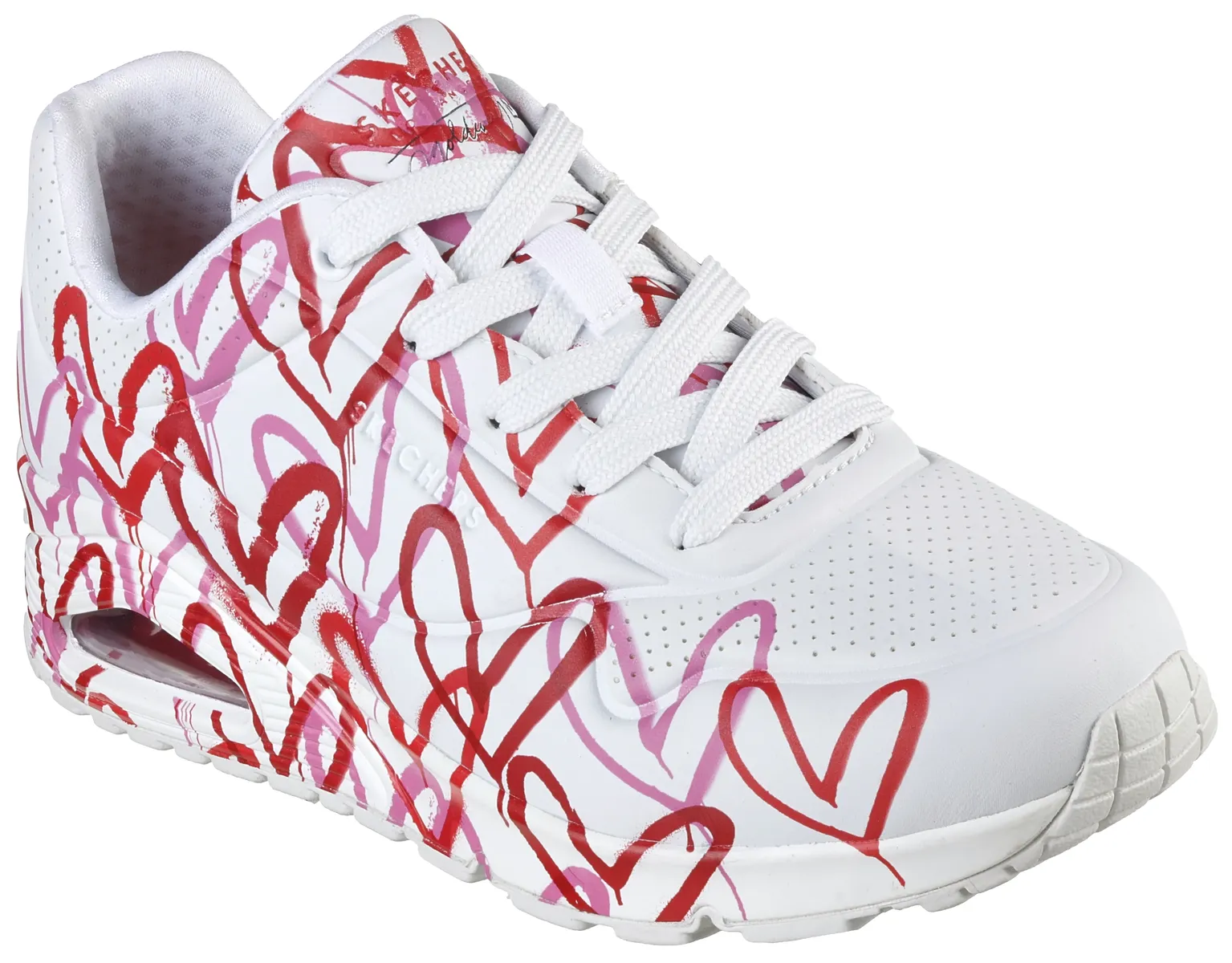 Кроссовки Skechers на танкетке "UNO-SPREAD THE LOVE" с эффектным принтом граффити, повседневная обувь, полуботинки, туфли на шнуровке, красный
Кроссовки Skechers на танкетке "UNO-SPREAD THE LOVE" с эффектным принтом граффити, повседневная обувь, полуботинки, туфли на шнуровке, красный