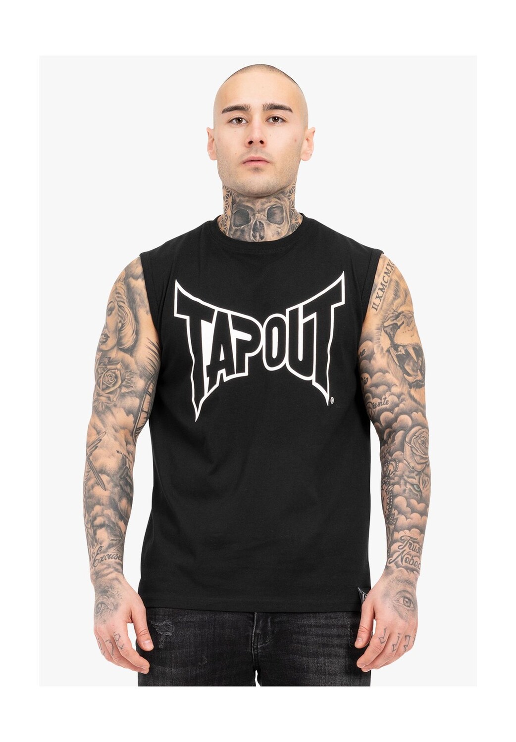 Мужская футболка без рукавов стандартного кроя ALEMADA TAPOUT, черно-белый
Мужская футболка без рукавов стандартного кроя ALEMADA TAPOUT, черно-белый