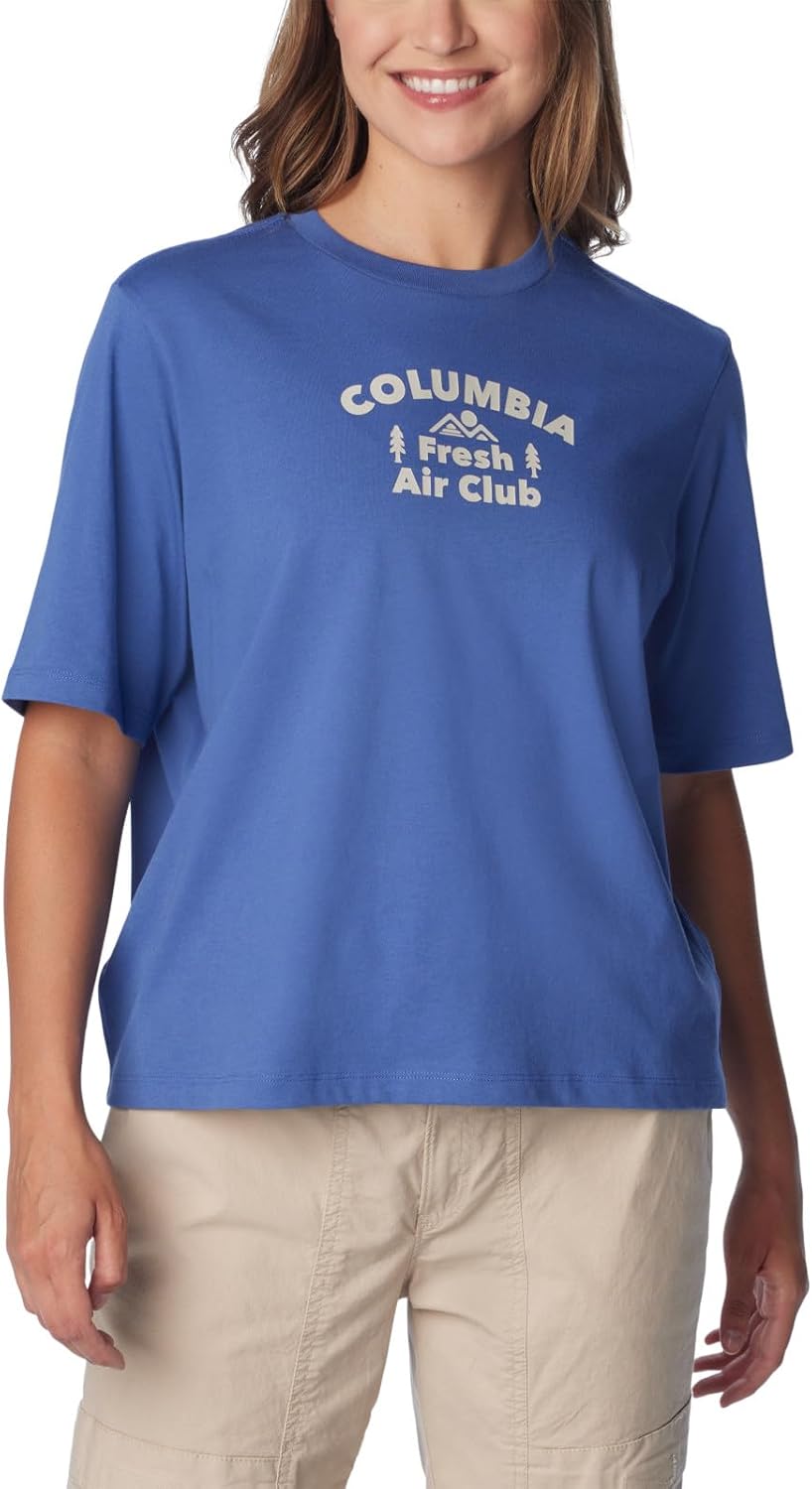 Женская футболка Columbia North Cascades Relaxed, Eve/Outdoors Club
Женская футболка Columbia North Cascades Relaxed, Eve/Outdoors Club