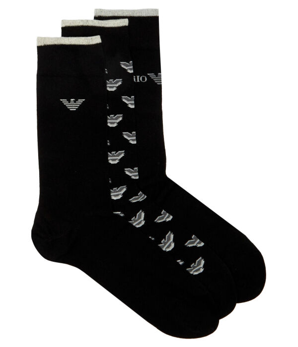 Носки мужские Emporio Armani с логотипом 3 пары, черный
Носки мужские Emporio Armani с логотипом 3 пары, черный