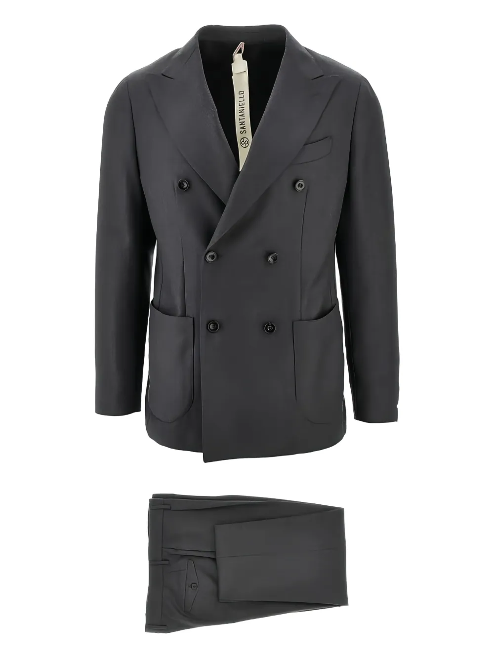 Двубортный костюм Santaniello, серый
Двубортный костюм Santaniello, серый