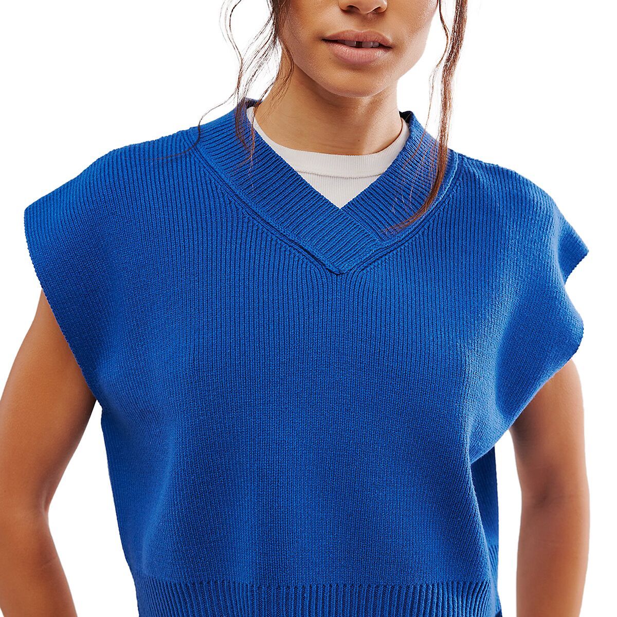 Жилет Easy street Free People, цвет deja blue 
Жилет Easy street Free People, цвет deja blue