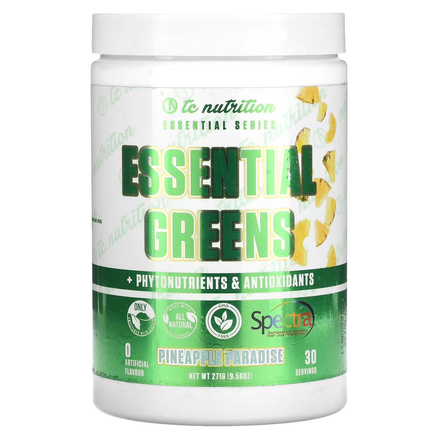 Добавка Nutrition Essential Series Essential Greens + фитонутриенты и антиоксиданты, ананасовый рай, 271 г
Добавка Nutrition Essential Series Essential Greens + фитонутриенты и антиоксиданты, ананасовый рай, 271 г