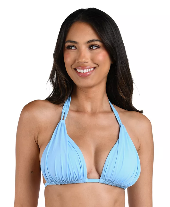 Верх бикини Triangle на завязках Island Goddess La Blanca, синий
Верх бикини Triangle на завязках Island Goddess La Blanca, синий