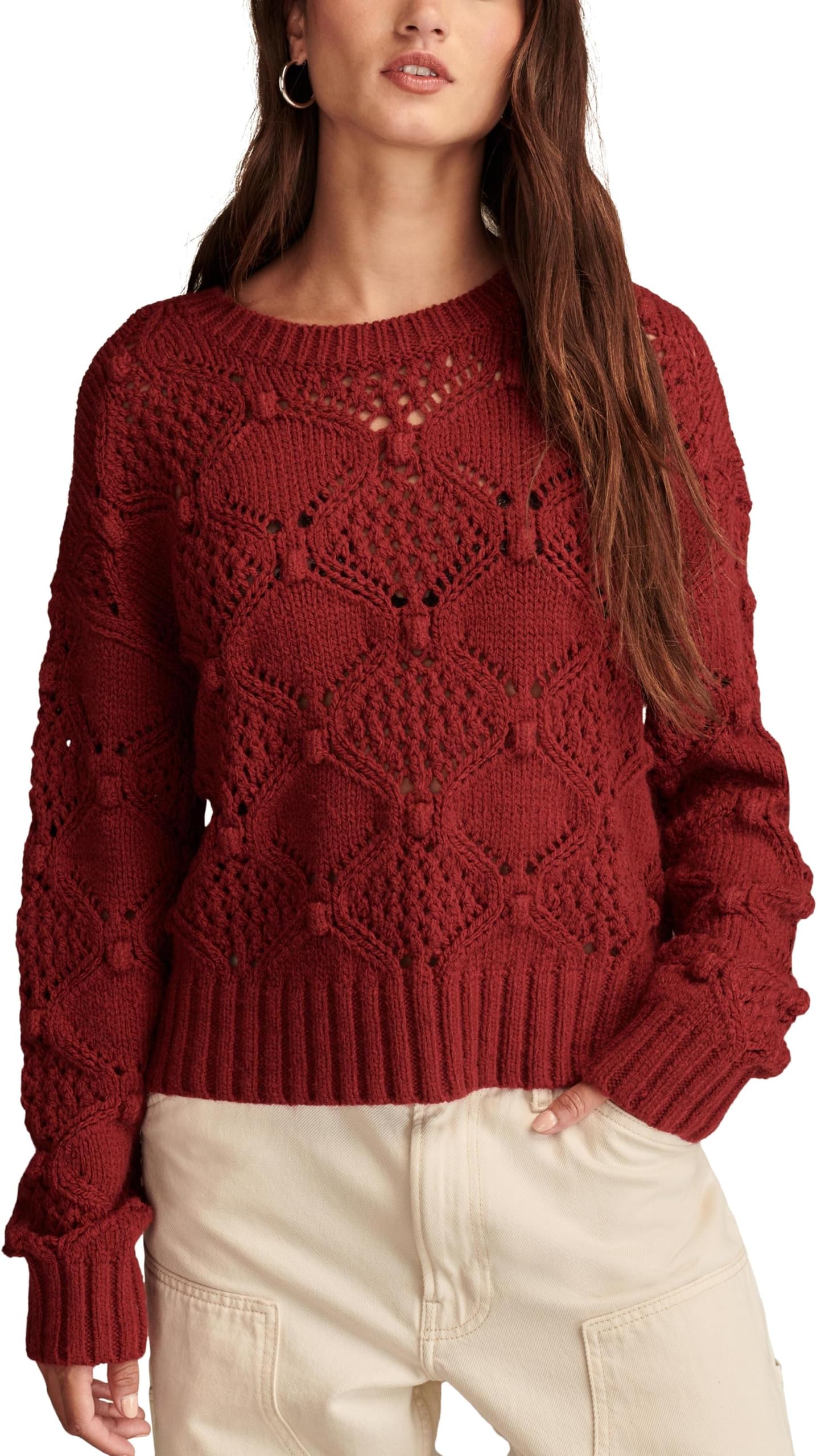 Свитер Lucky Brand Bobble Crew, цвет Cabernet
Свитер Lucky Brand Bobble Crew, цвет Cabernet