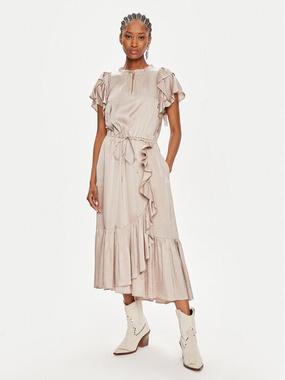 Платье стандартного кроя Munthe, бежевый
Платье стандартного кроя Munthe, бежевый