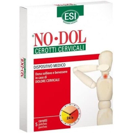 Esi No Dol Cervical Patch Медицинское устройство 5 пластырей
Esi No Dol Cervical Patch Медицинское устройство 5 пластырей