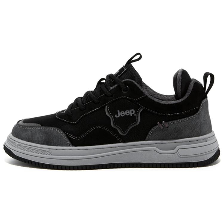 Кроссовки Jeep Skateboarding Shoes Men Low-top Black, черный 
Кроссовки Jeep Skateboarding Shoes Men Low-top Black, черный