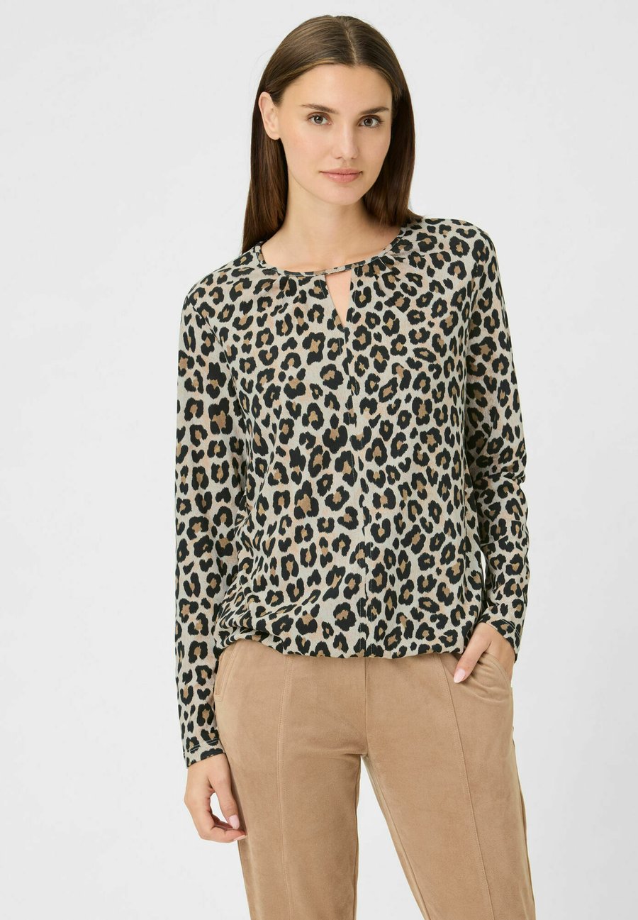 Блуза Olsen LANGARM MIT LEOMUSTER, Beige
Блуза Olsen LANGARM MIT LEOMUSTER, Beige