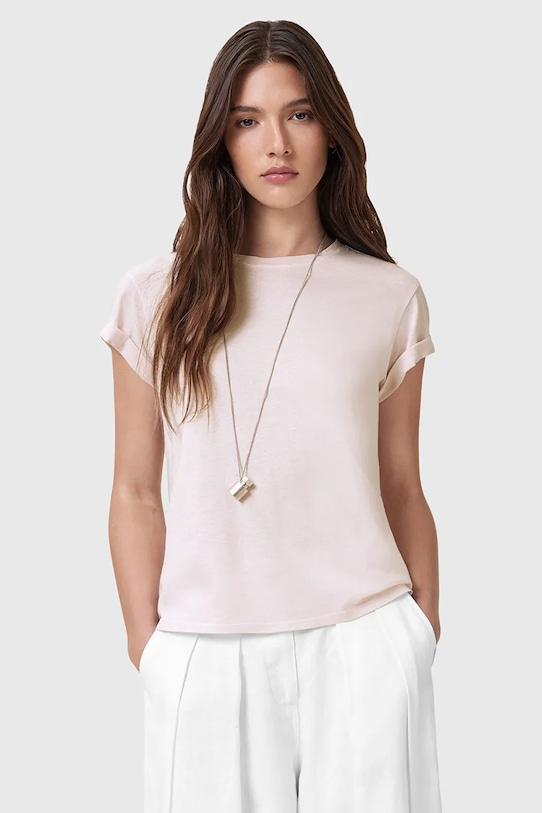 Хлопковая футболка ANNA Allsaints, розовый
Хлопковая футболка ANNA Allsaints, розовый