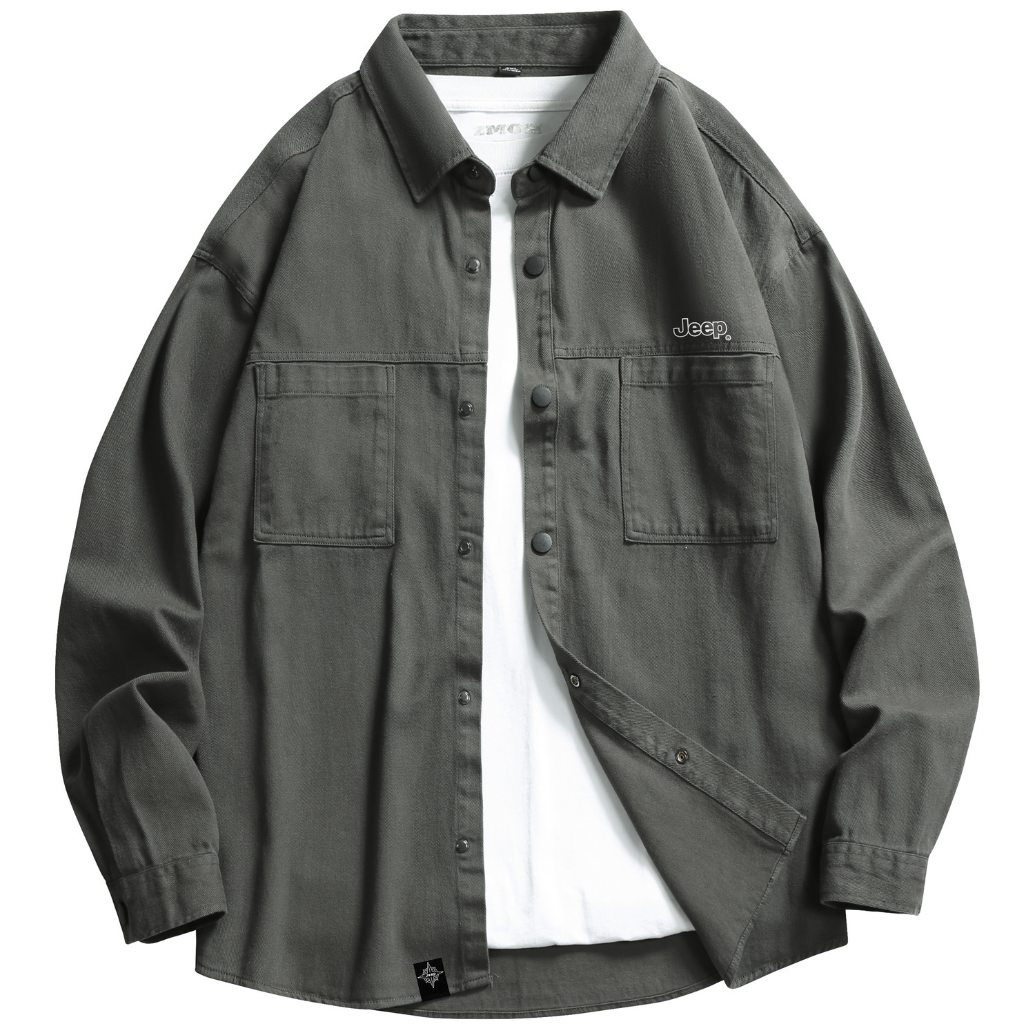 Рубашка унисекс Jeep, зеленый
Рубашка унисекс Jeep, зеленый