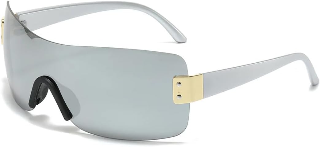 Роскошные цельные прямоугольные солнцезащитные очки без оправы для женщин и мужчин в винтажном панк-стиле, популярные для активного отдыха (серебристые) TVTBBVV, Silver
Роскошные цельные прямоугольные солнцезащитные очки без оправы для женщин и мужчин в винтажном панк-стиле, популярные для активного отдыха (серебристые) TVTBBVV, Silver