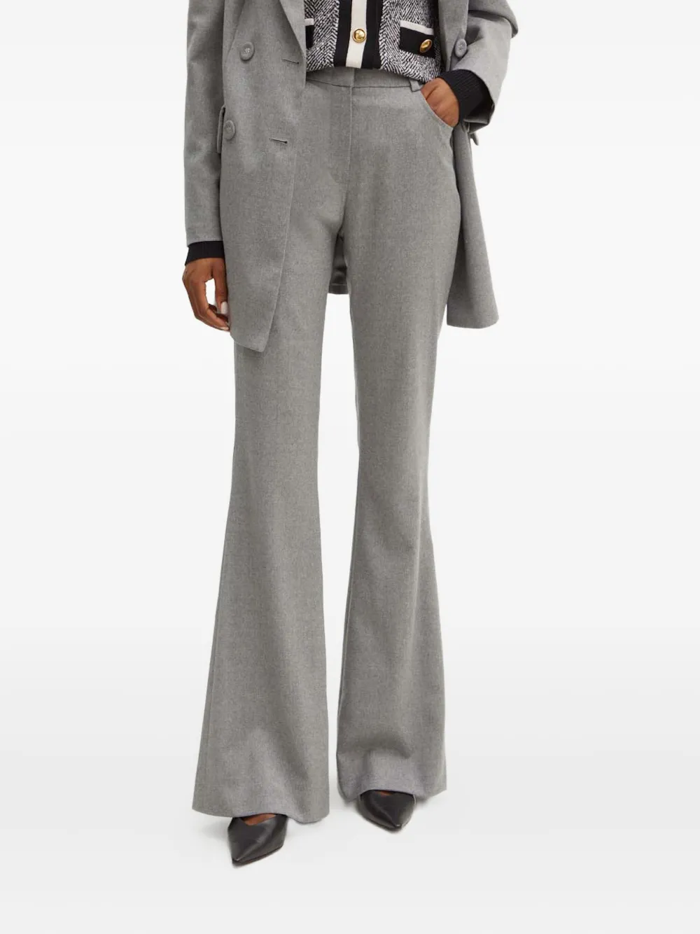 Расклешенные брюки LUISA SPAGNOLI, серый
Расклешенные брюки LUISA SPAGNOLI, серый