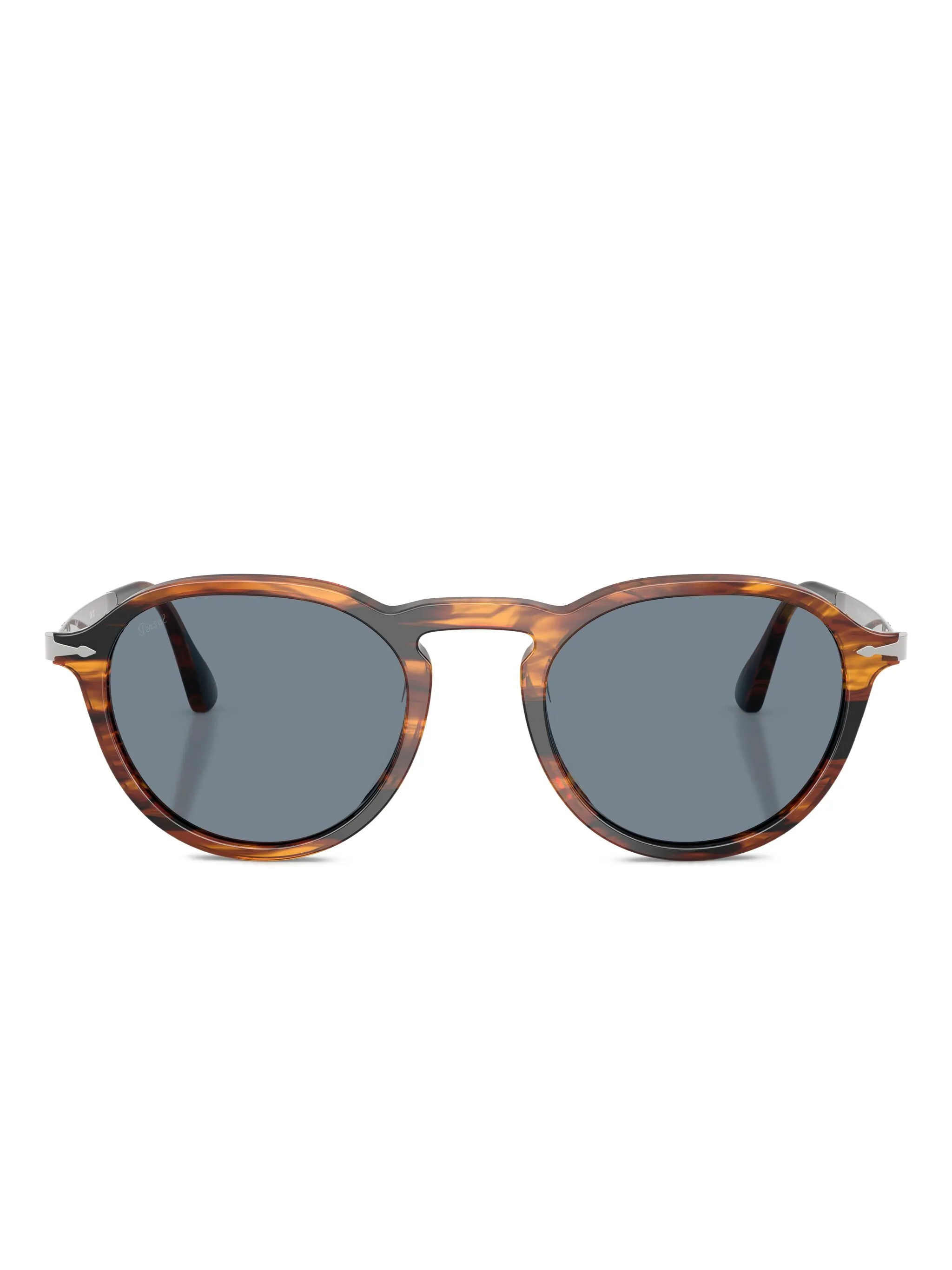 Солнцезащитные очки в круглой оправе черепаховой расцветки Persol, коричневый
Солнцезащитные очки в круглой оправе черепаховой расцветки Persol, коричневый