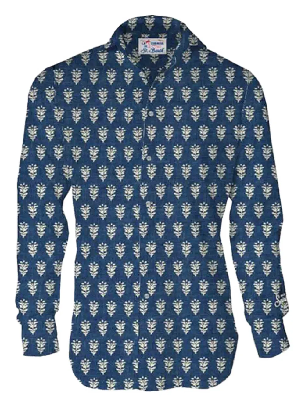 Рубашка с цветочным принтом MC2 SAINT BARTH, синий
Рубашка с цветочным принтом MC2 SAINT BARTH, синий