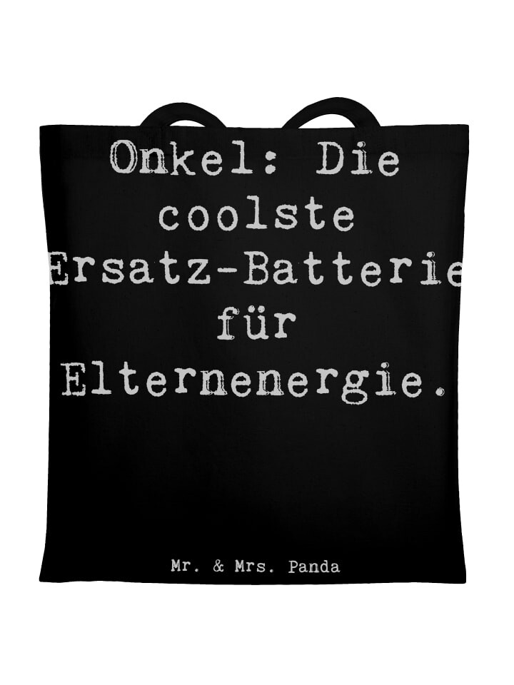 Сумка для переноски Mr & Mrs Panda Onkel Energie, черный
Сумка для переноски Mr & Mrs Panda Onkel Energie, черный