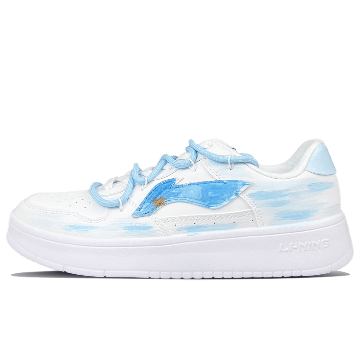 Лининг Понтун Бутс Антискользящие и износостойкие дышащие низкие скейтерские туфли мужские бело-голубые
Лининг Понтун Бутс Антискользящие и износостойкие дышащие низкие скейтерские туфли мужские бело-голубые