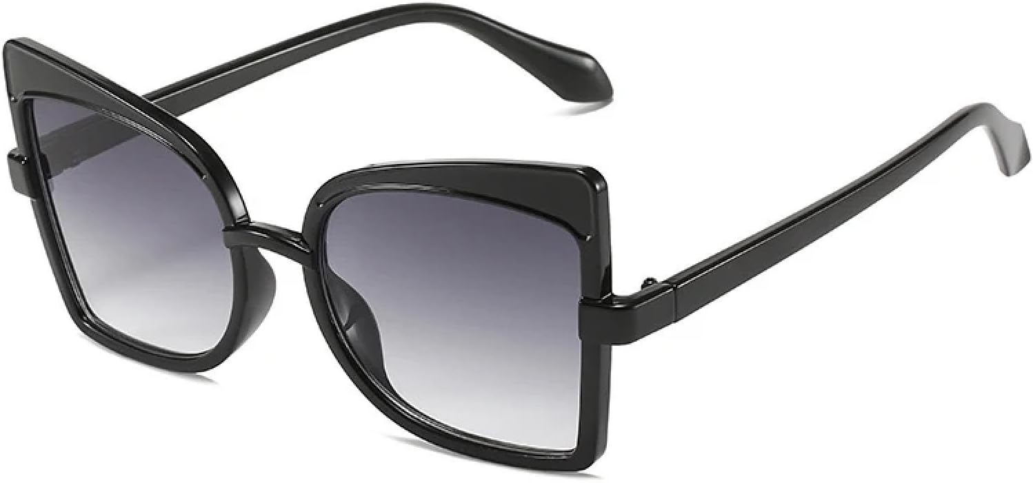 Модные женские и мужские ретро-очки в крупной оправе, солнцезащитные очки с градиентным переходом, уличная фотография, защита от УФ-излучения UV400 TKKTLLT, Black Gradient Gray
Модные женские и мужские ретро-очки в крупной оправе, солнцезащитные очки с градиентным переходом, уличная фотография, защита от УФ-излучения UV400 TKKTLLT, Black Gradient Gray