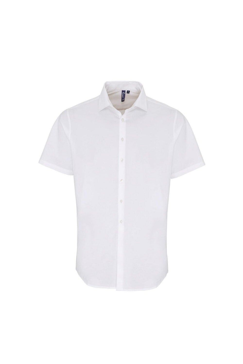 Рубашка из поплина стрейч с короткими рукавами Premier, белый
Рубашка из поплина стрейч с короткими рукавами Premier, белый