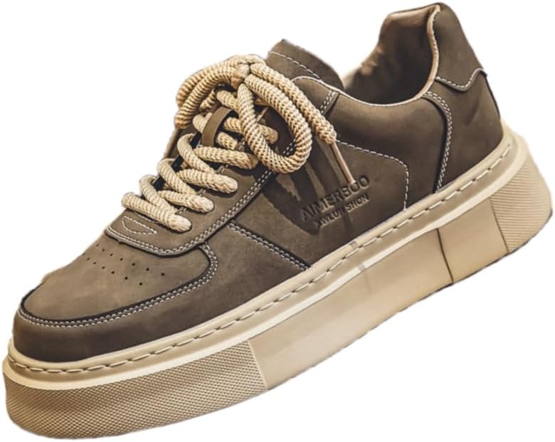 Мужские спортивные кроссовки с толстой подошвой и верхом из ПУ. Дышащие и удобные. Противоскользящие и прочные. Подходят для активного отдыха на открытом воздухе и повседневной носки Fmshi, коричневый
Мужские спортивные кроссовки с толстой подошвой и верхом из ПУ. Дышащие и удобные. Противоскользящие и прочные. Подходят для активного отдыха на открытом воздухе и повседневной носки Fmshi, коричневый