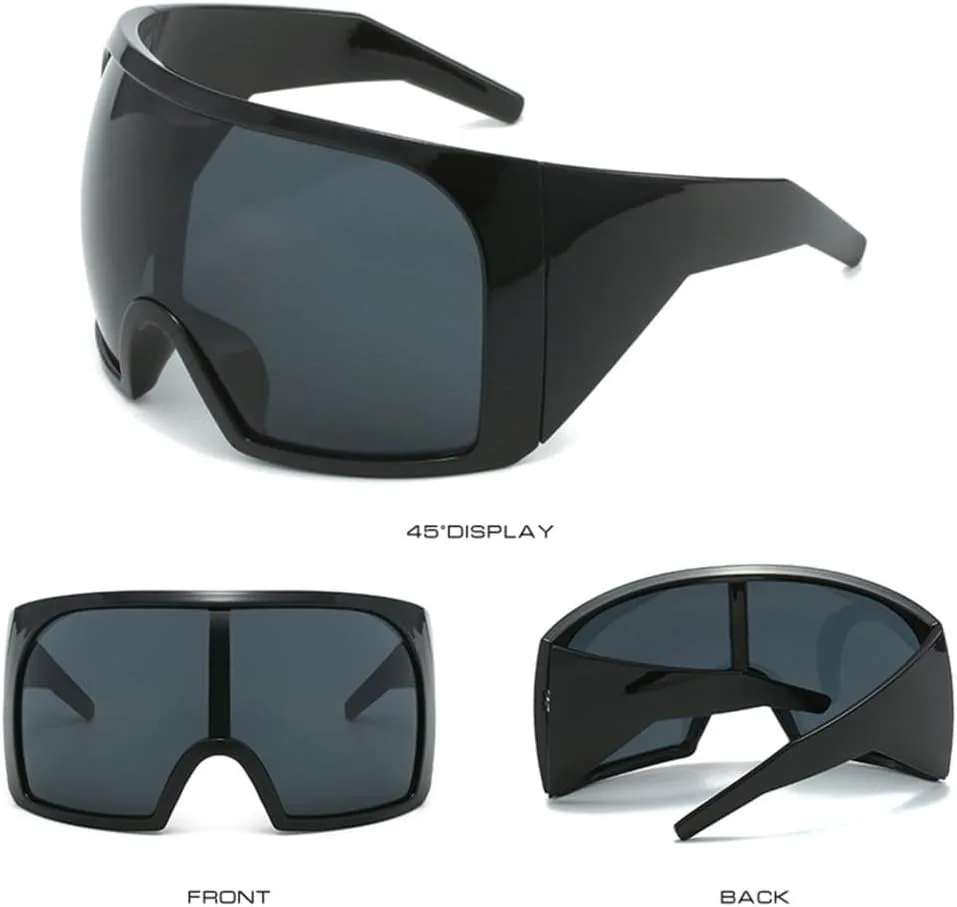 Панковские солнцезащитные очки большого размера для женщин и мужчин, солнцезащитные очки для активного отдыха и спорта с защитой от УФ-излучения UV400 generic, 13
Панковские солнцезащитные очки большого размера для женщин и мужчин, солнцезащитные очки для активного отдыха и спорта с защитой от УФ-излучения UV400 generic, 13