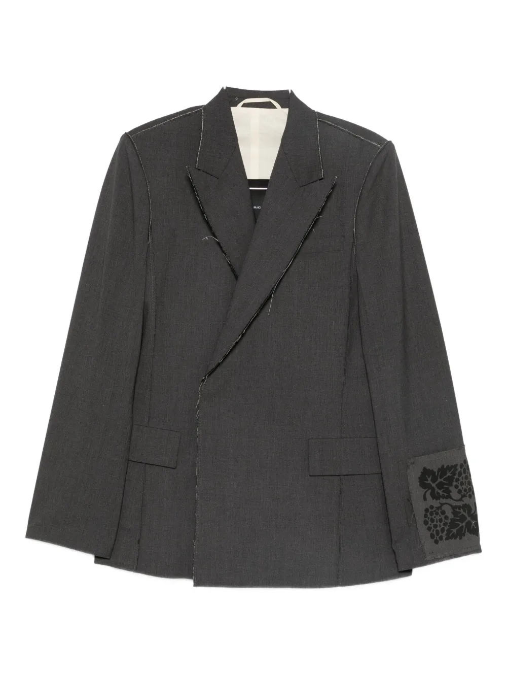 Блейзер с отделкой швами Federico Cina, серый
Блейзер с отделкой швами Federico Cina, серый