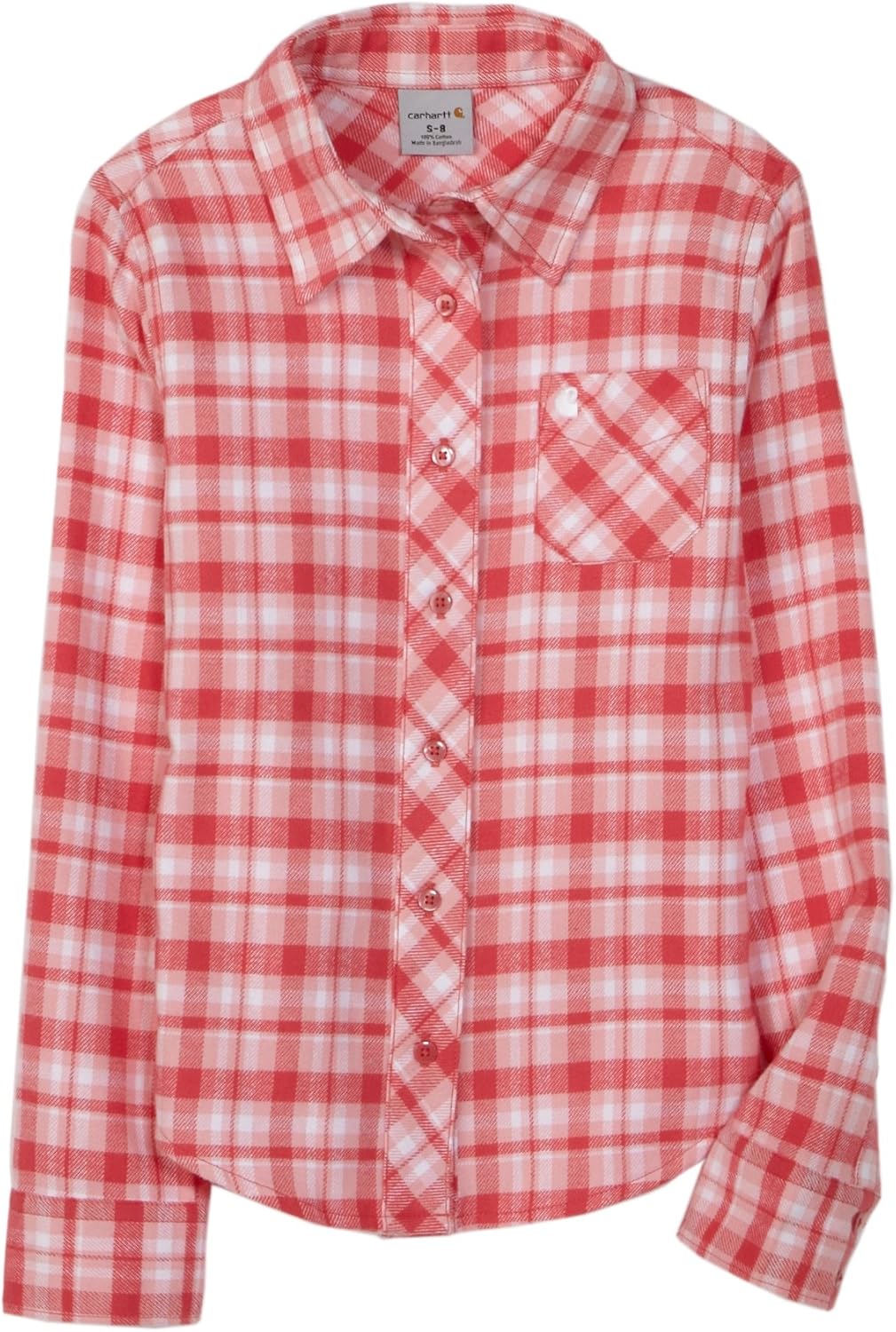 Carhartt Girls' Cute Plaid Shirt, Claret
Carhartt Girls' Cute Plaid Shirt, Claret