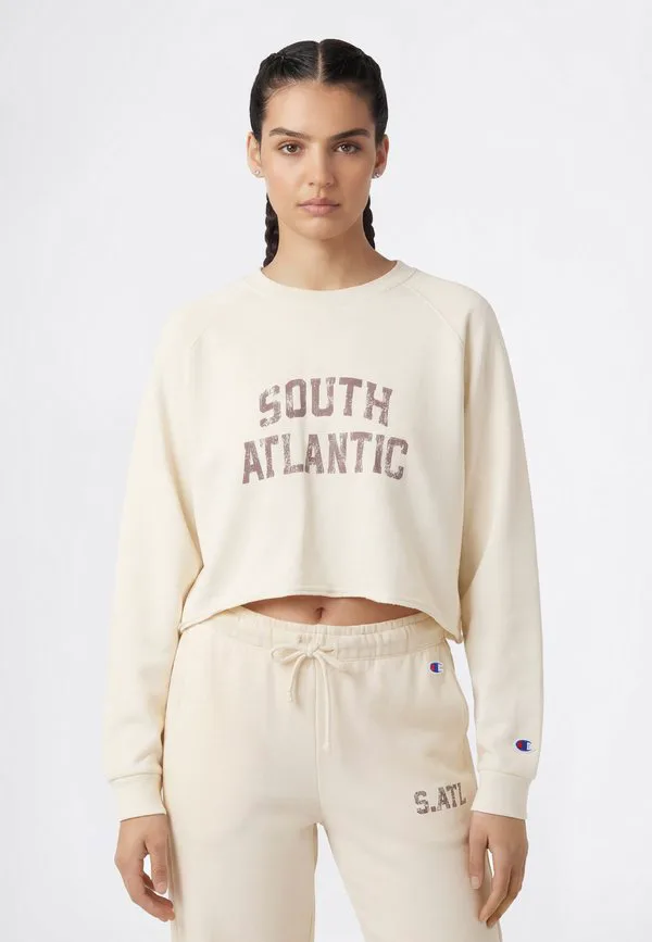 Укороченная толстовка с круглым вырезом, в стиле "восток-запад". Champion, Tan, Бежевый, Укороченная толстовка с круглым вырезом, в стиле "восток-запад". Champion, Tan
Укороченная толстовка с круглым вырезом, в стиле "восток-запад". Champion, Tan, Бежевый, Укороченная толстовка с круглым вырезом, в стиле "восток-запад". Champion, Tan