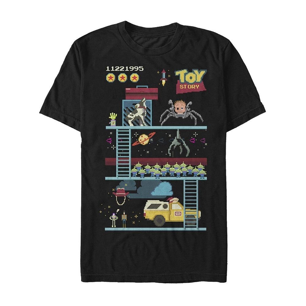Мужская футболка Disney/Pixar's Toy Story в стиле ретро с изображением видеоигр Pixels Disney / Pixar, черный
Мужская футболка Disney/Pixar's Toy Story в стиле ретро с изображением видеоигр Pixels Disney / Pixar, черный