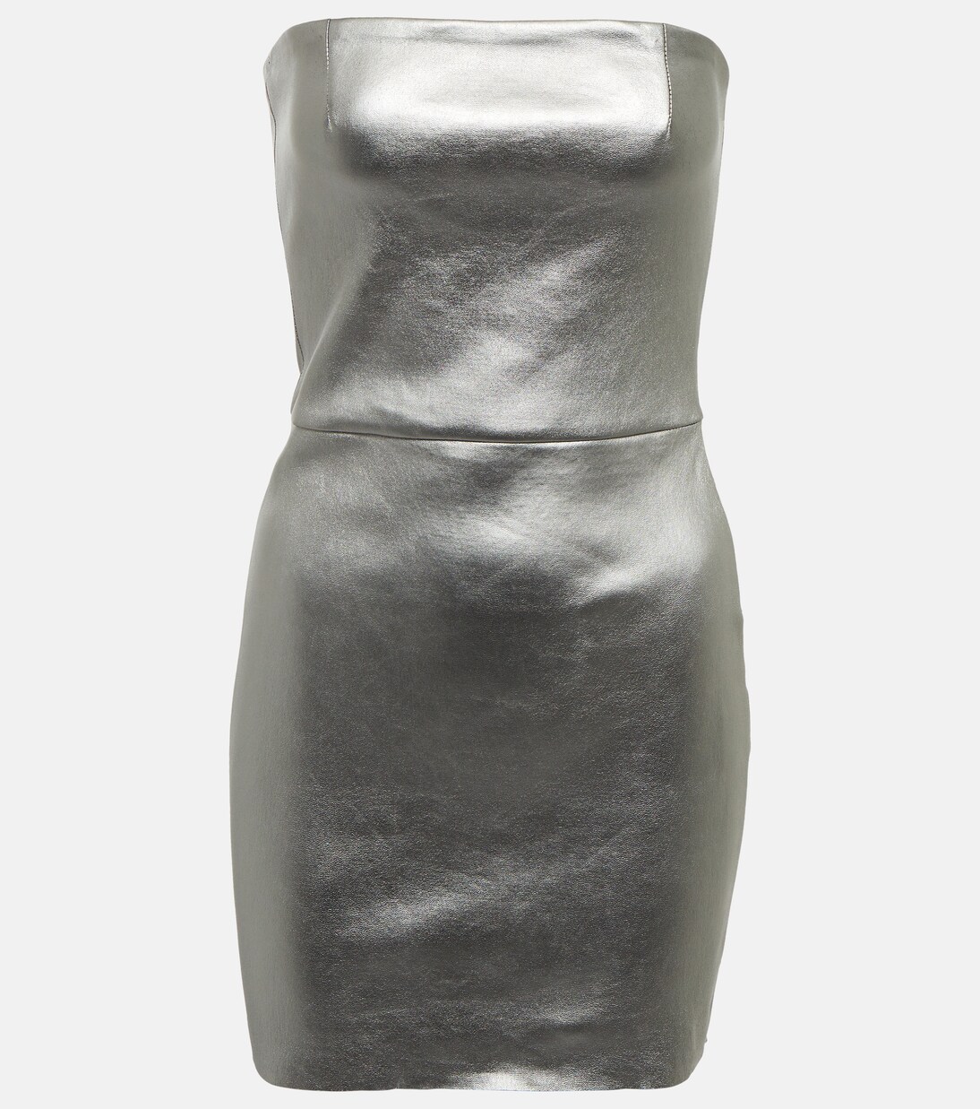 Мини-платье Amina из кожи без бретелек Stouls, Acier
Мини-платье Amina из кожи без бретелек Stouls, Acier