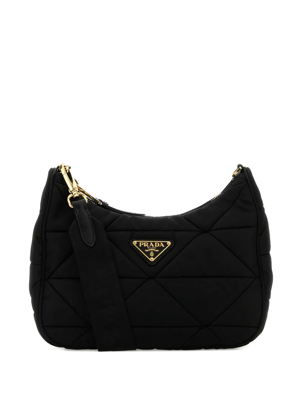 Стеганая сумка на плечо Re-Nylon Prada, черный
Стеганая сумка на плечо Re-Nylon Prada, черный