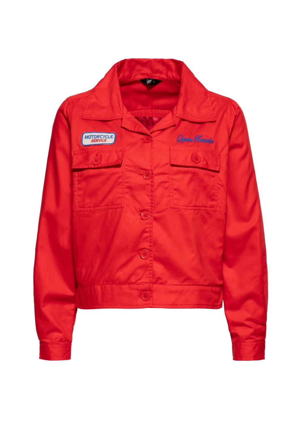 Байкерская куртка с нашивкой на спине Faster then The Wind QUEEN KEROSIN, красный
Байкерская куртка с нашивкой на спине Faster then The Wind QUEEN KEROSIN, красный
