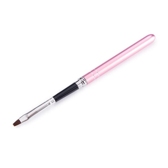 Складная розовая гелевая кисть №4 Cosmetics Zone 
Складная розовая гелевая кисть №4 Cosmetics Zone