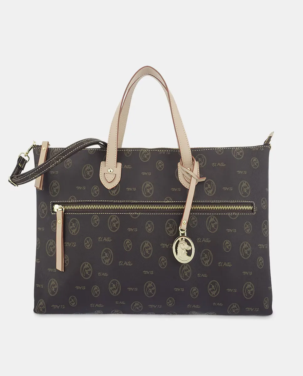 Папка-портфель для документов из воловьей кожи и парусины El Potro, коричневый
Папка-портфель для документов из воловьей кожи и парусины El Potro, коричневый