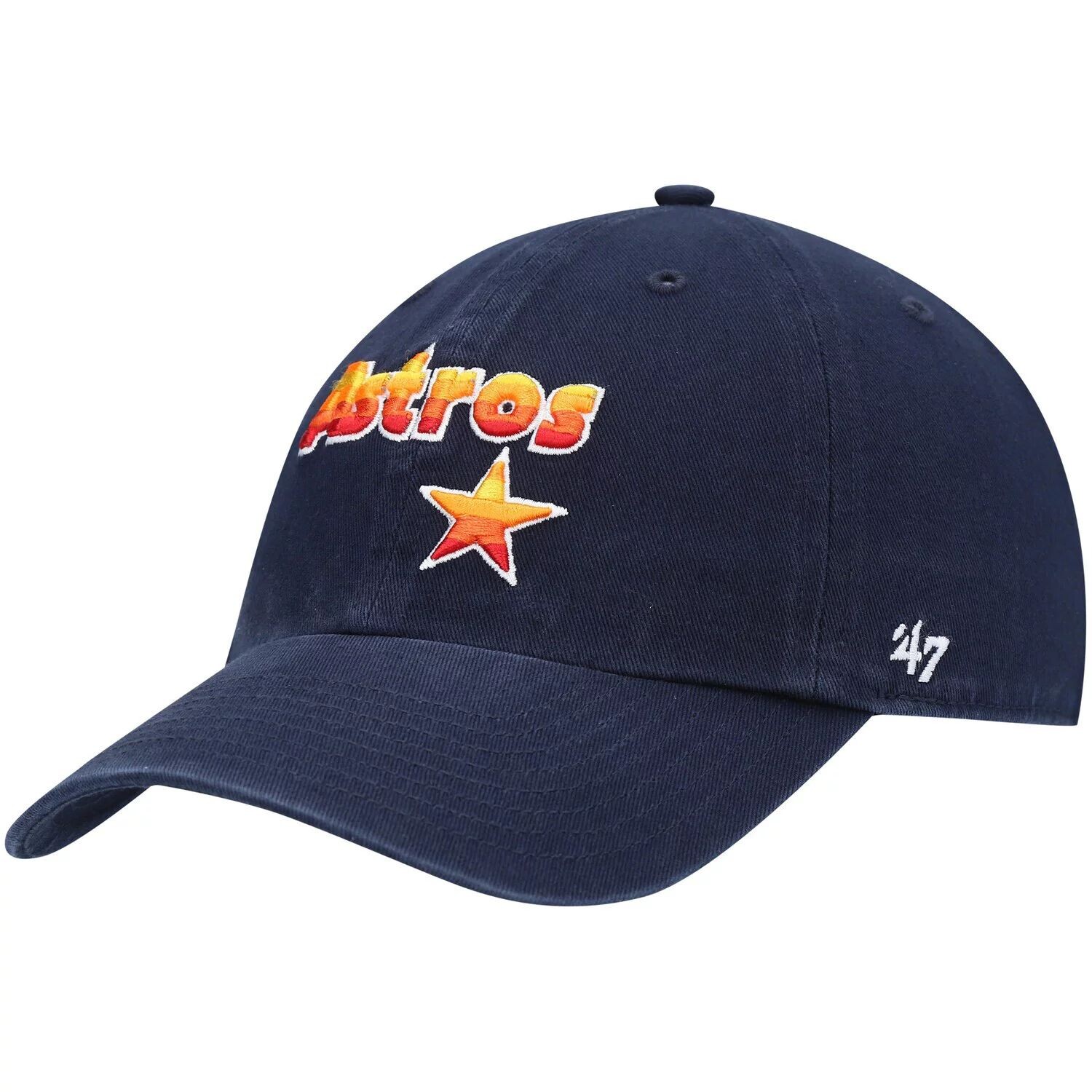 Мужская темно-синяя регулируемая шляпа '47 Houston Astros Logo Cooperstown Collection Clean Up
Мужская темно-синяя регулируемая шляпа '47 Houston Astros Logo Cooperstown Collection Clean Up