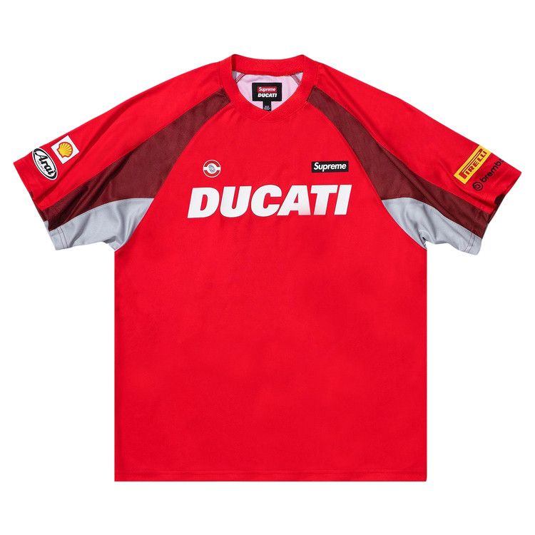 Джерси Supreme x Ducati Soccer Jersey, Red
Джерси Supreme x Ducati Soccer Jersey, Red