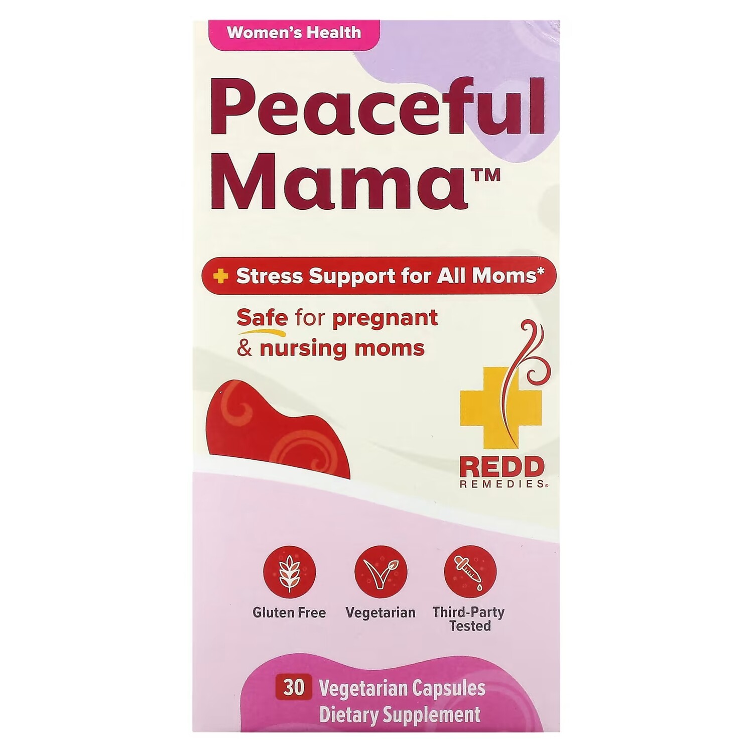 Добавка Redd Remedies Peaceful Mama, 30 капсул
Добавка Redd Remedies Peaceful Mama, 30 капсул