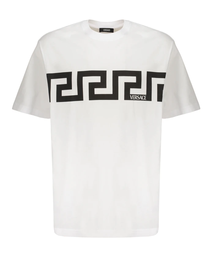 Хлопковая футболка с логотипом. Versace, белый
Хлопковая футболка с логотипом. Versace, белый