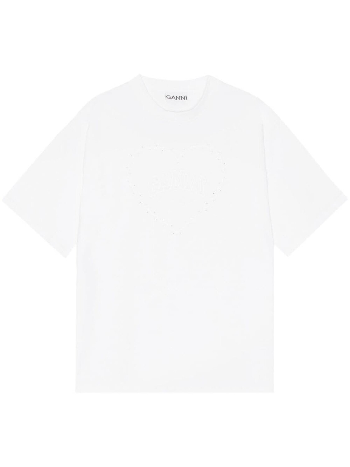 GANNI футболка с круглым вырезом, белый
GANNI футболка с круглым вырезом, белый