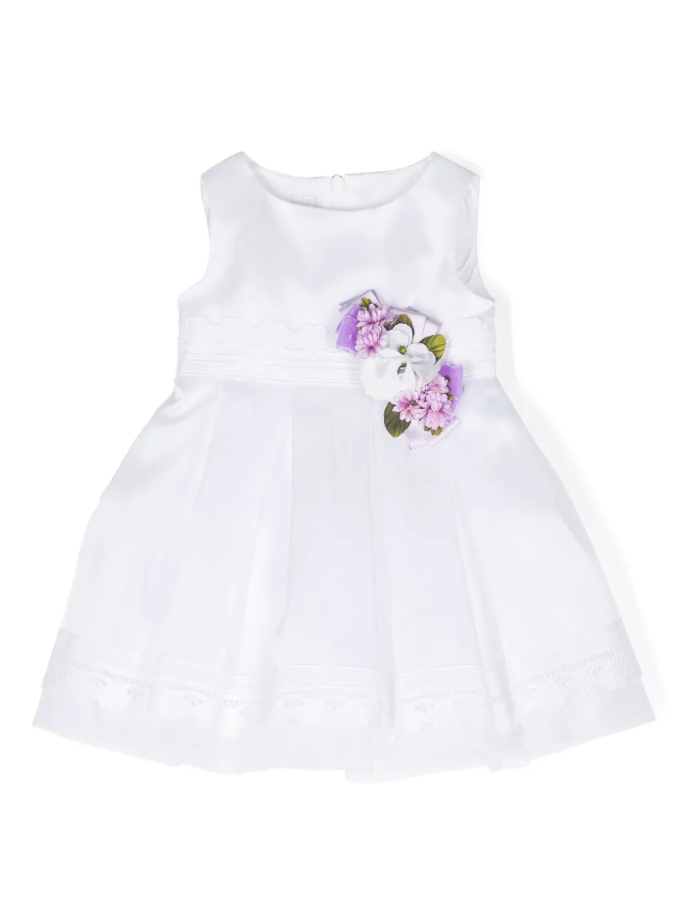 Многослойное платье с цветочной аппликацией Colorichiari, белый
Многослойное платье с цветочной аппликацией Colorichiari, белый