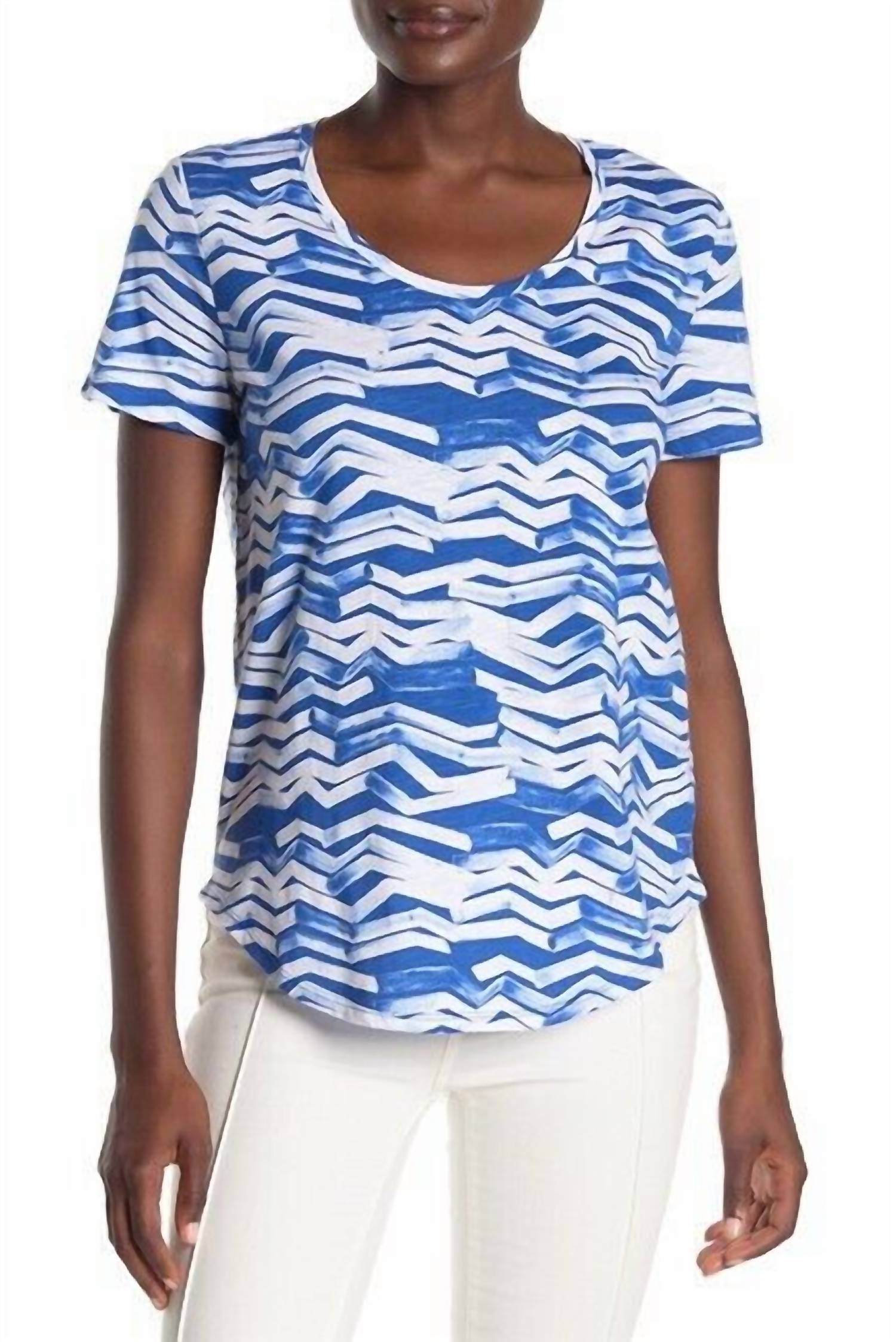 Футболка с коротким рукавом и принтом в цвете Ocean Blue Joe Fresh
Футболка с коротким рукавом и принтом в цвете Ocean Blue Joe Fresh