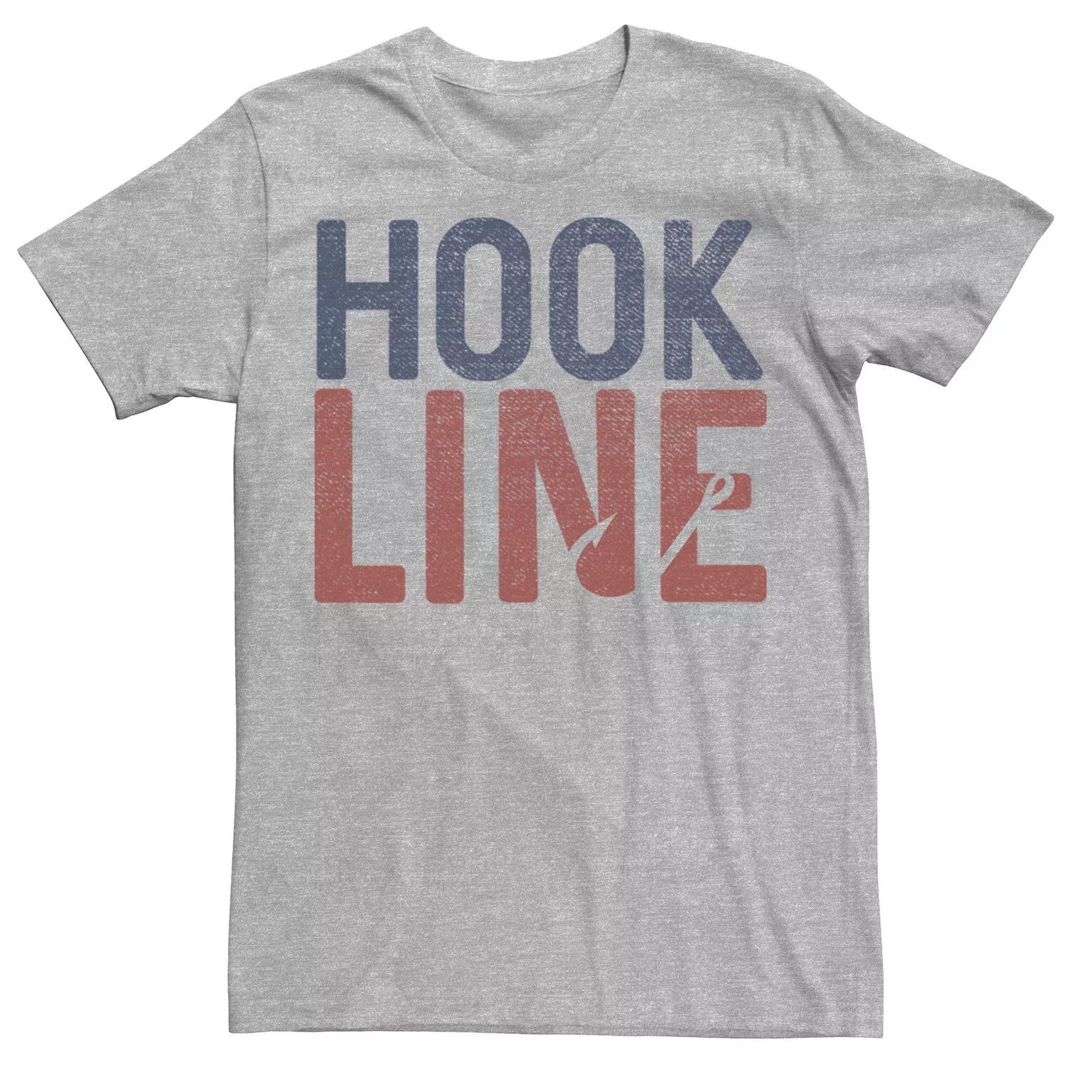 Мужская футболка с изображением рыболовного крючка и текстовым стеком Licensed Character
Мужская футболка с изображением рыболовного крючка и текстовым стеком Licensed Character