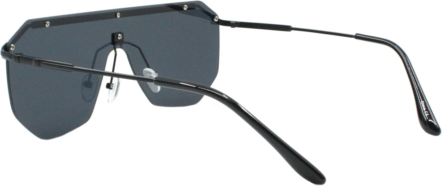 Унисекс винтажные ретро солнцезащитные очки с плоской верхней частью и полуободковой оправой, геометрический дизайн, защита от УФ-излучения 400 PASTL, Black (Black)
Унисекс винтажные ретро солнцезащитные очки с плоской верхней частью и полуободковой оправой, геометрический дизайн, защита от УФ-излучения 400 PASTL, Black (Black)