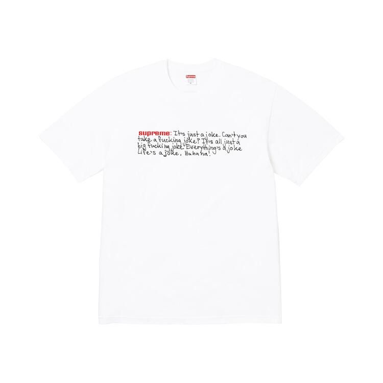 Футболка Supreme Joke Tee, White
Футболка Supreme Joke Tee, White