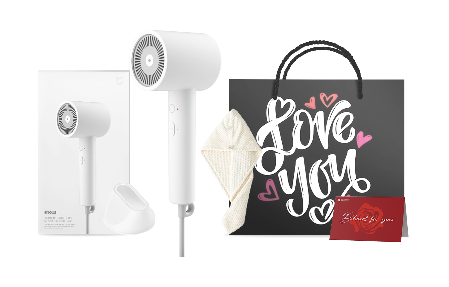 Фен для волос Mi, H300 Sweetheart Gift
Фен для волос Mi, H300 Sweetheart Gift