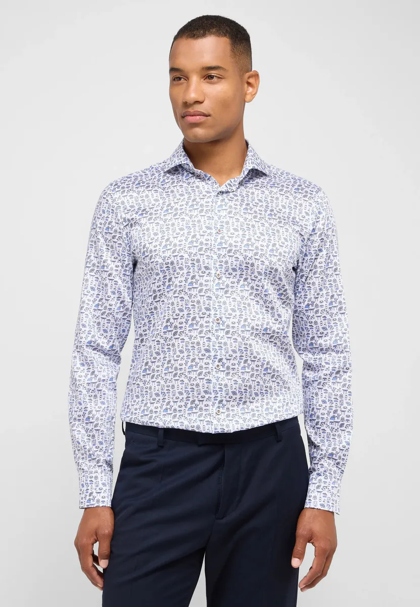 Рубашка Eterna с длинными рукавами "SLIM FIT", синий
Рубашка Eterna с длинными рукавами "SLIM FIT", синий