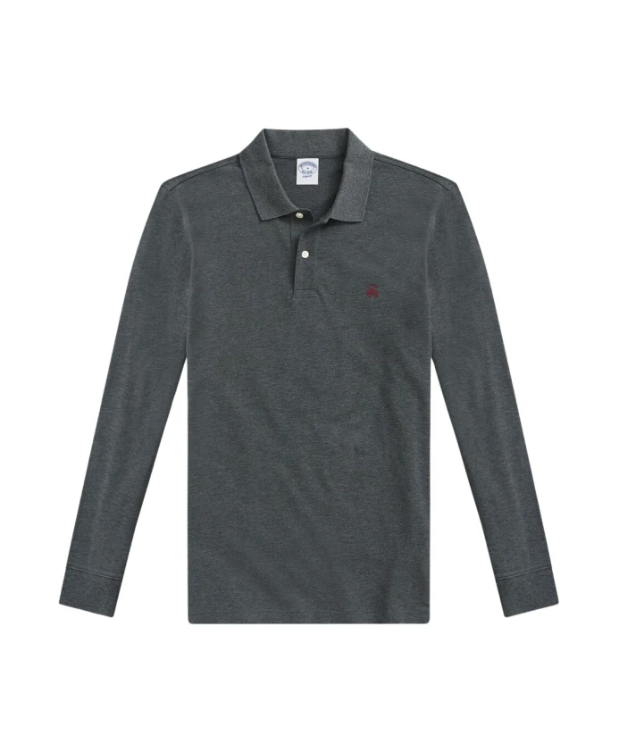 Поло из эластичного хлопка антрацитового цвета Brooks Brothers, серый
Поло из эластичного хлопка антрацитового цвета Brooks Brothers, серый