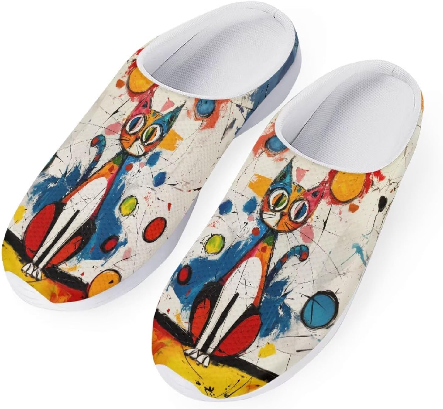 Женские слипоны-мюли Forchrinse с милым Санта-Клаусом, мужские садовые сабо, сетчатые прогулочные туфли для повседневной носки, работы и спортзала, Cat Art Painting
Женские слипоны-мюли Forchrinse с милым Санта-Клаусом, мужские садовые сабо, сетчатые прогулочные туфли для повседневной носки, работы и спортзала, Cat Art Painting